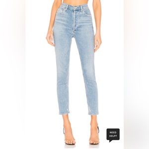 Agolde Amico High Rise Slim in Embark Wash